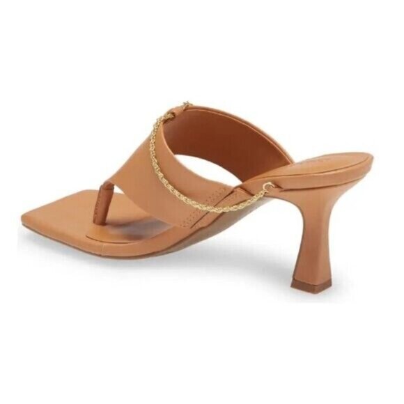 OPEN Edit Thong "Quentin" Sandals BNWOT Heels Women New Chain - Picture 2 of 8